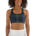 Gilded Star Tartan Sports Bra
