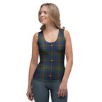 Gilded Star Tartan Tank Top
