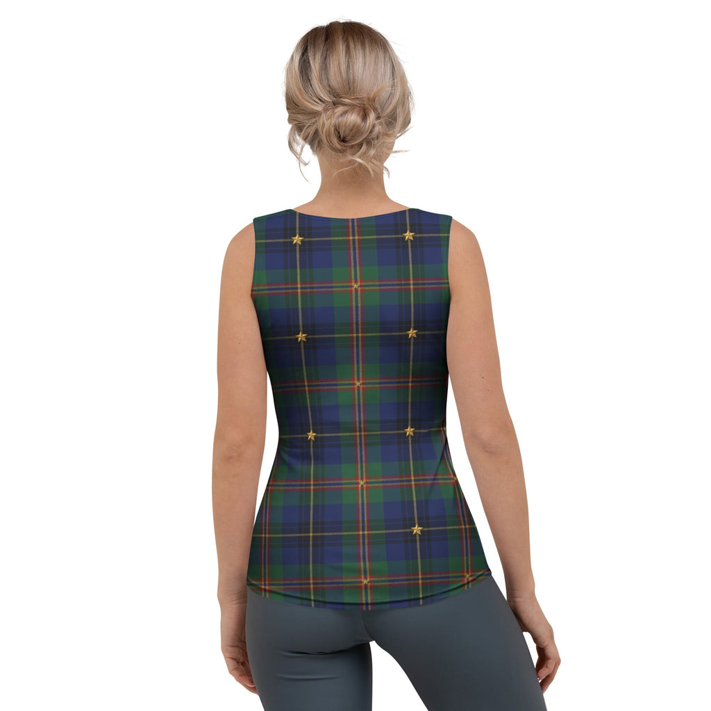 Gilded Star Tartan Tank Top