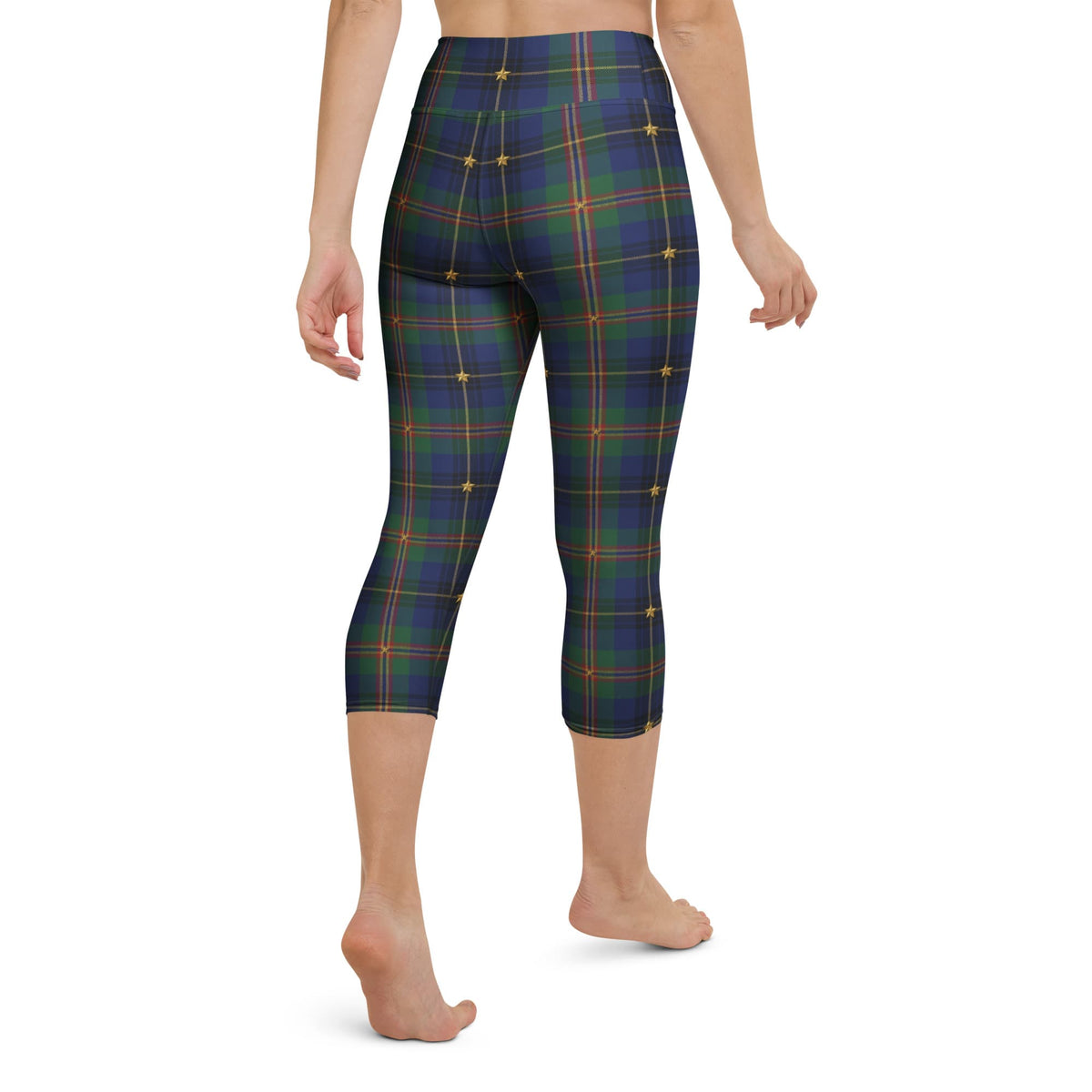 Gilded Star Tartan Yoga Capris