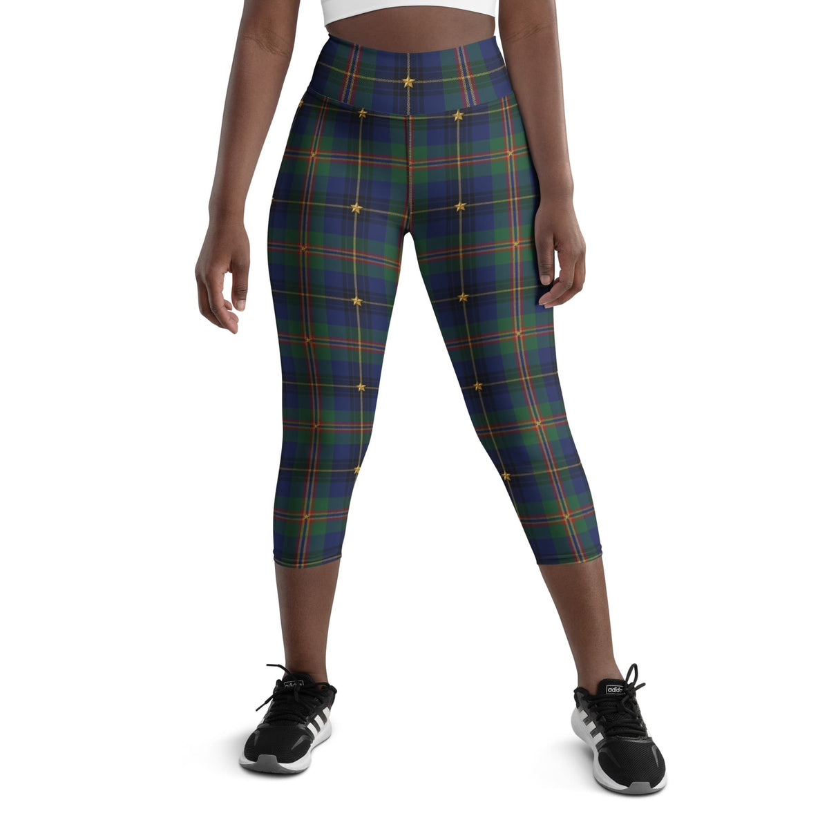 Gilded Star Tartan Yoga Capris