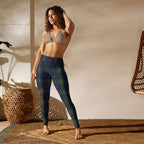 Gilded Star Tartan Yoga Leggings
