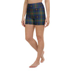 Gilded Star Tartan Yoga Shorts