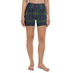 Gilded Star Tartan Yoga Shorts