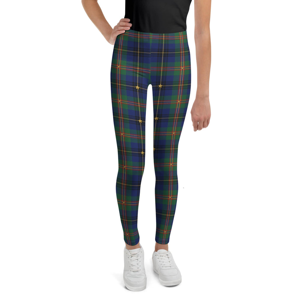 Gilded Star Tartan Youth Leggings