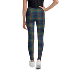 Gilded Star Tartan Youth Leggings