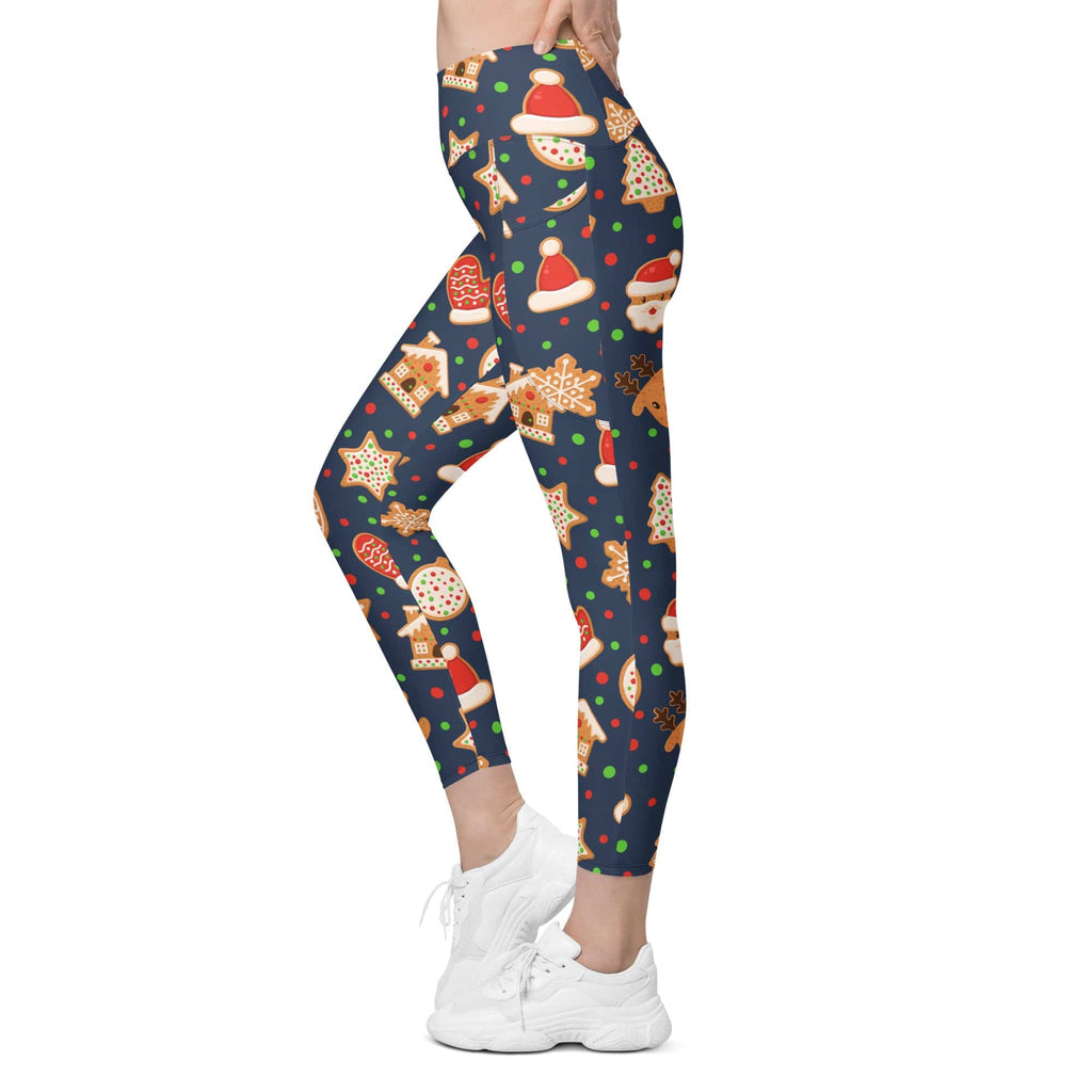 Gingerbread Delight Leggings With Pockets