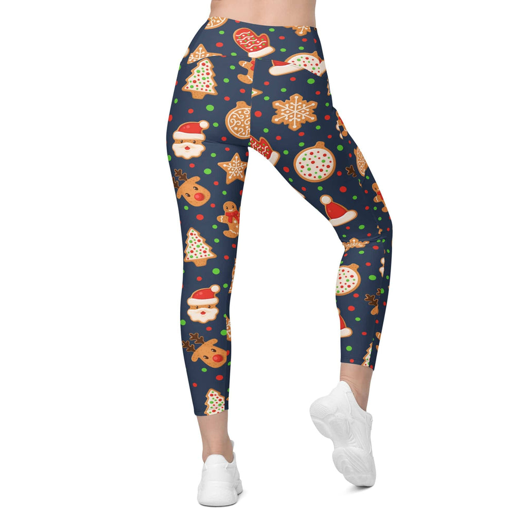 Gingerbread Delight Leggings With Pockets