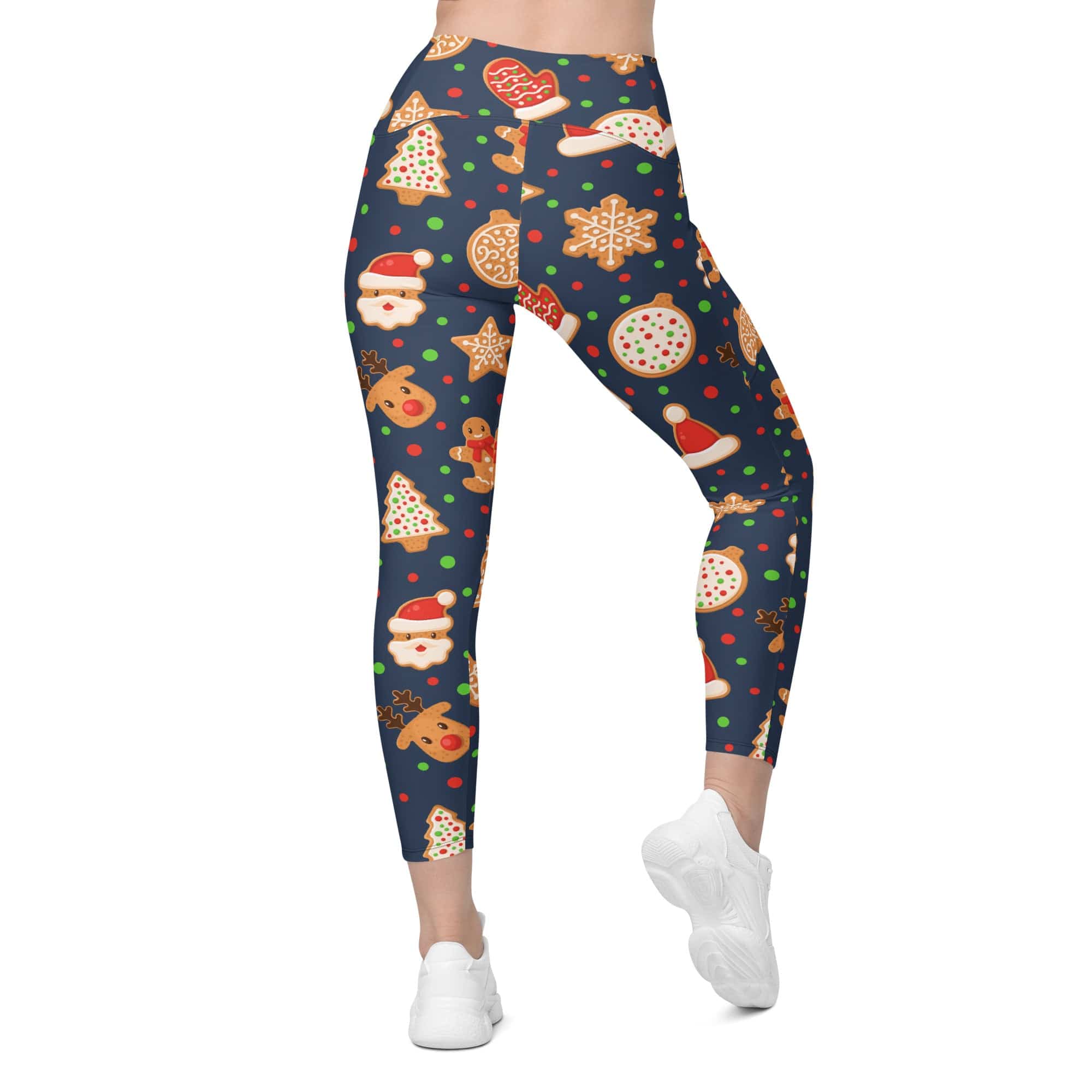 Gingerbread Delight Leggings With Pockets