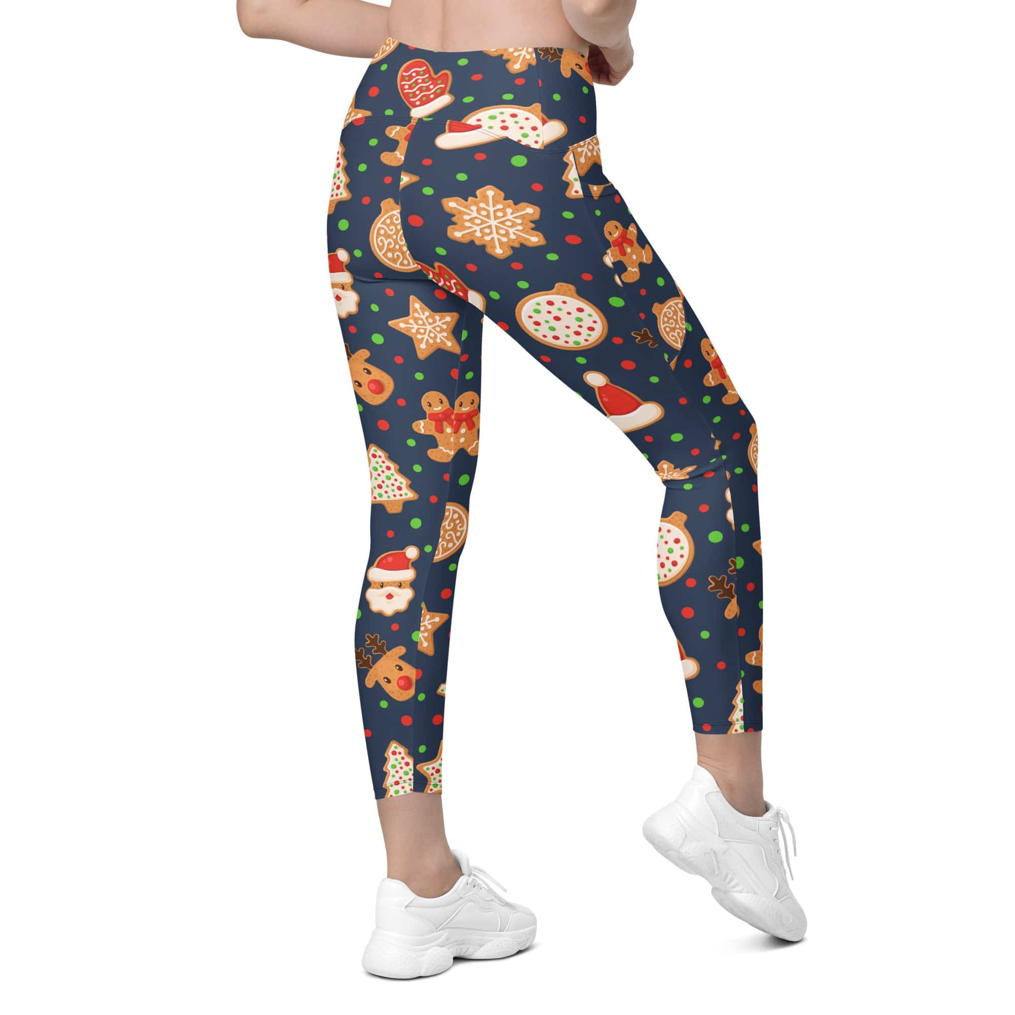 Gingerbread Delight Leggings With Pockets