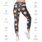 Gingerbread Delight Leggings With Pockets