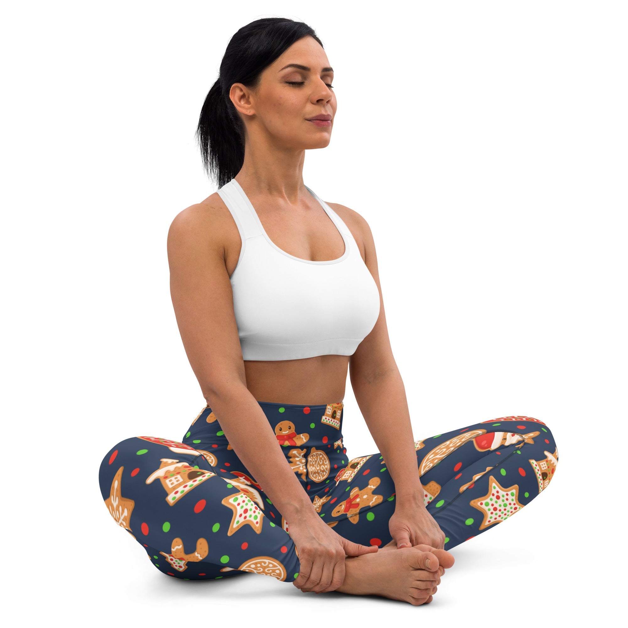 Gingerbread Delight Yoga Leggings