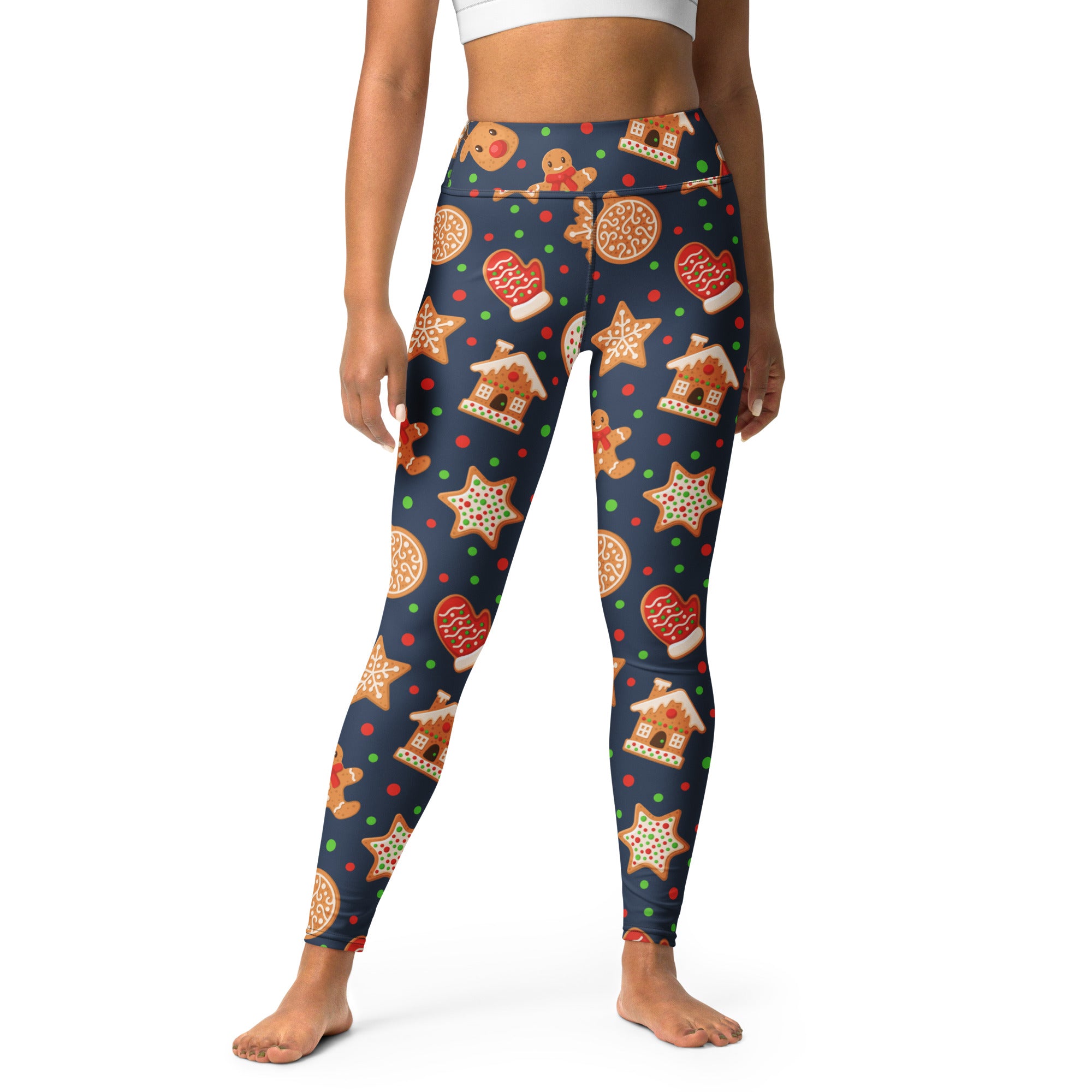 Gingerbread Delight Yoga Leggings | FIERCEPULSE