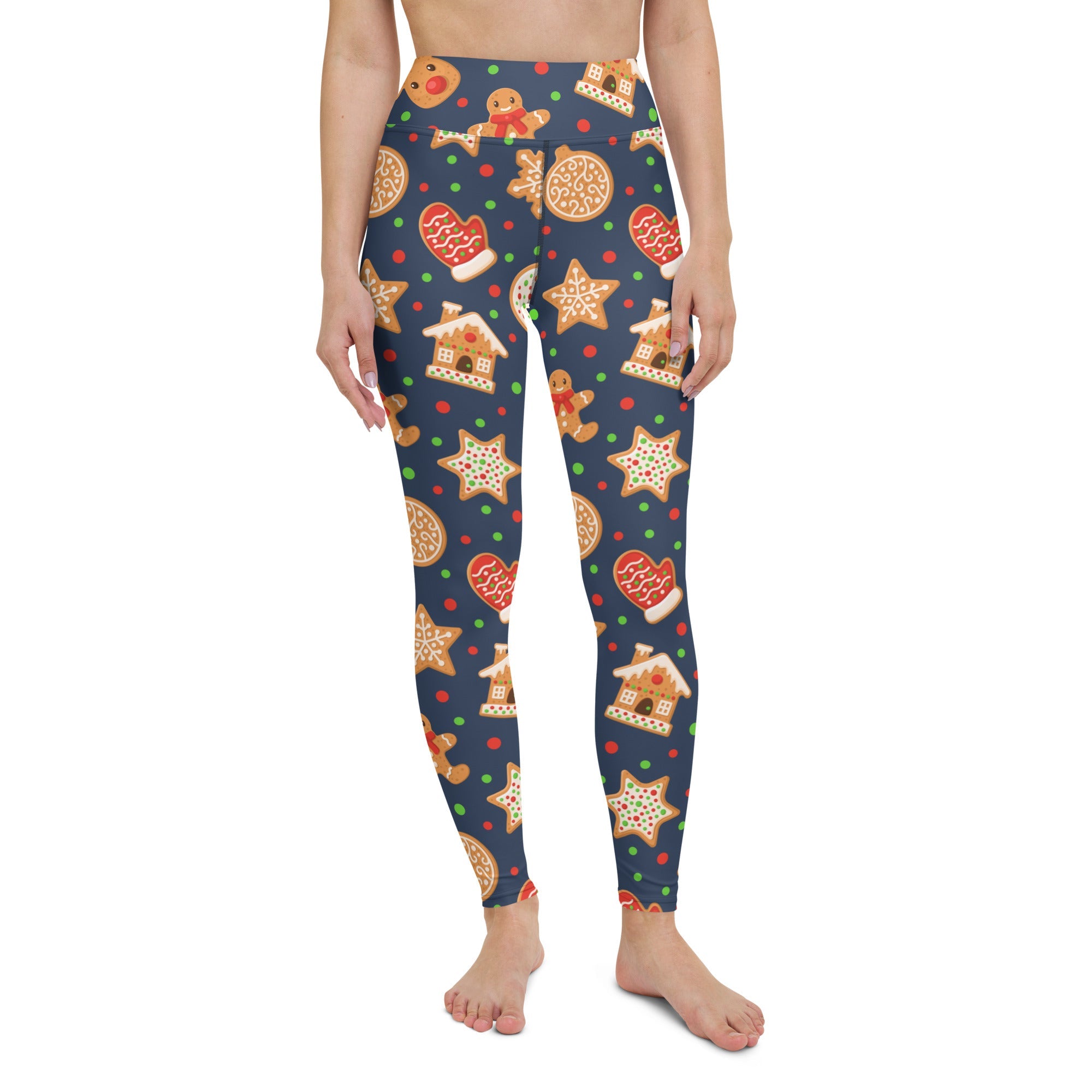 Gingerbread Delight Yoga Leggings