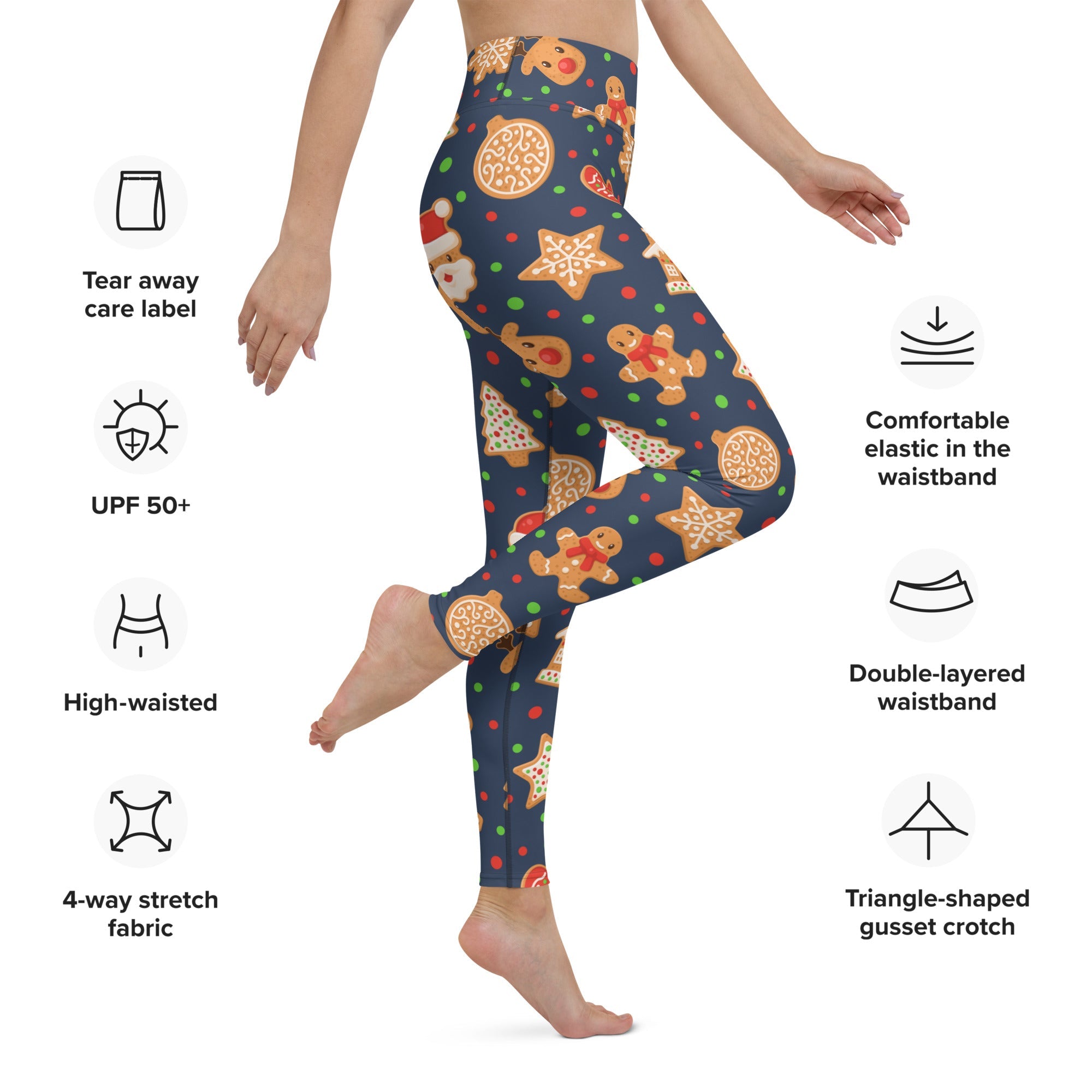 Gingerbread Delight Yoga Leggings