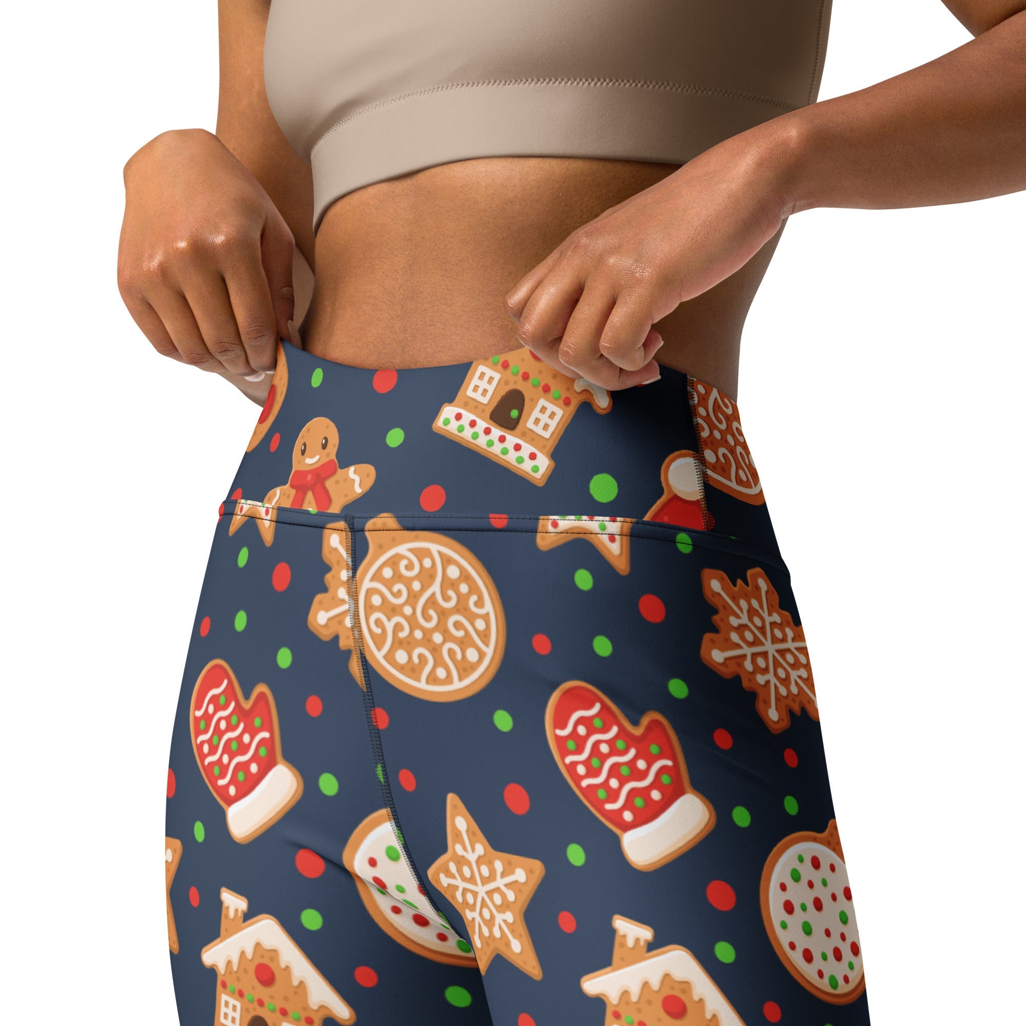 Gingerbread Delight Yoga Leggings