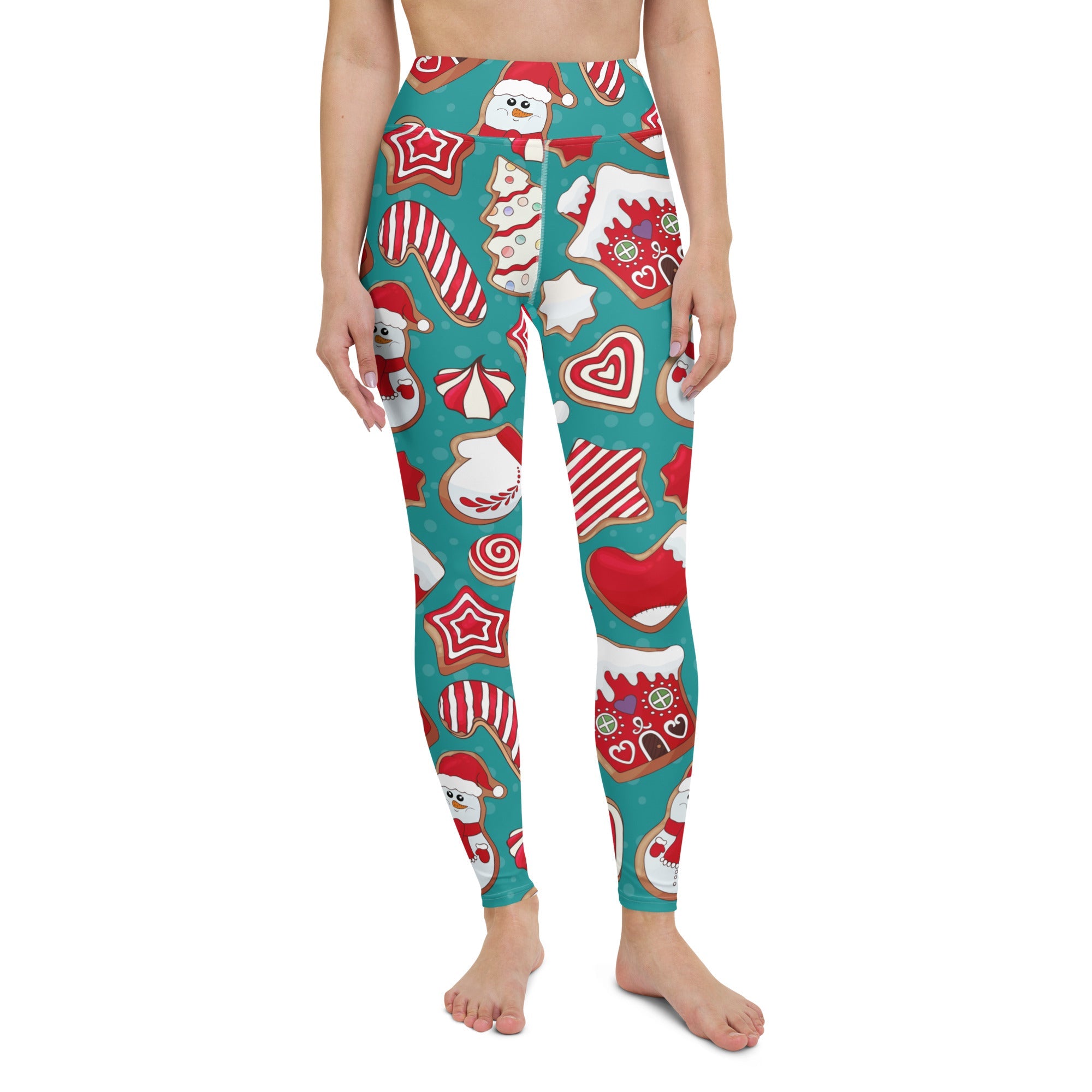 Gingerbread Wonderland Yoga Leggings