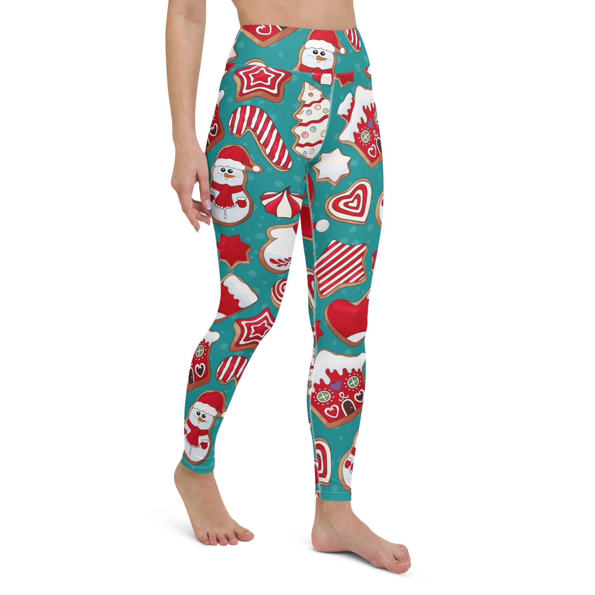 Gingerbread Wonderland Yoga Leggings