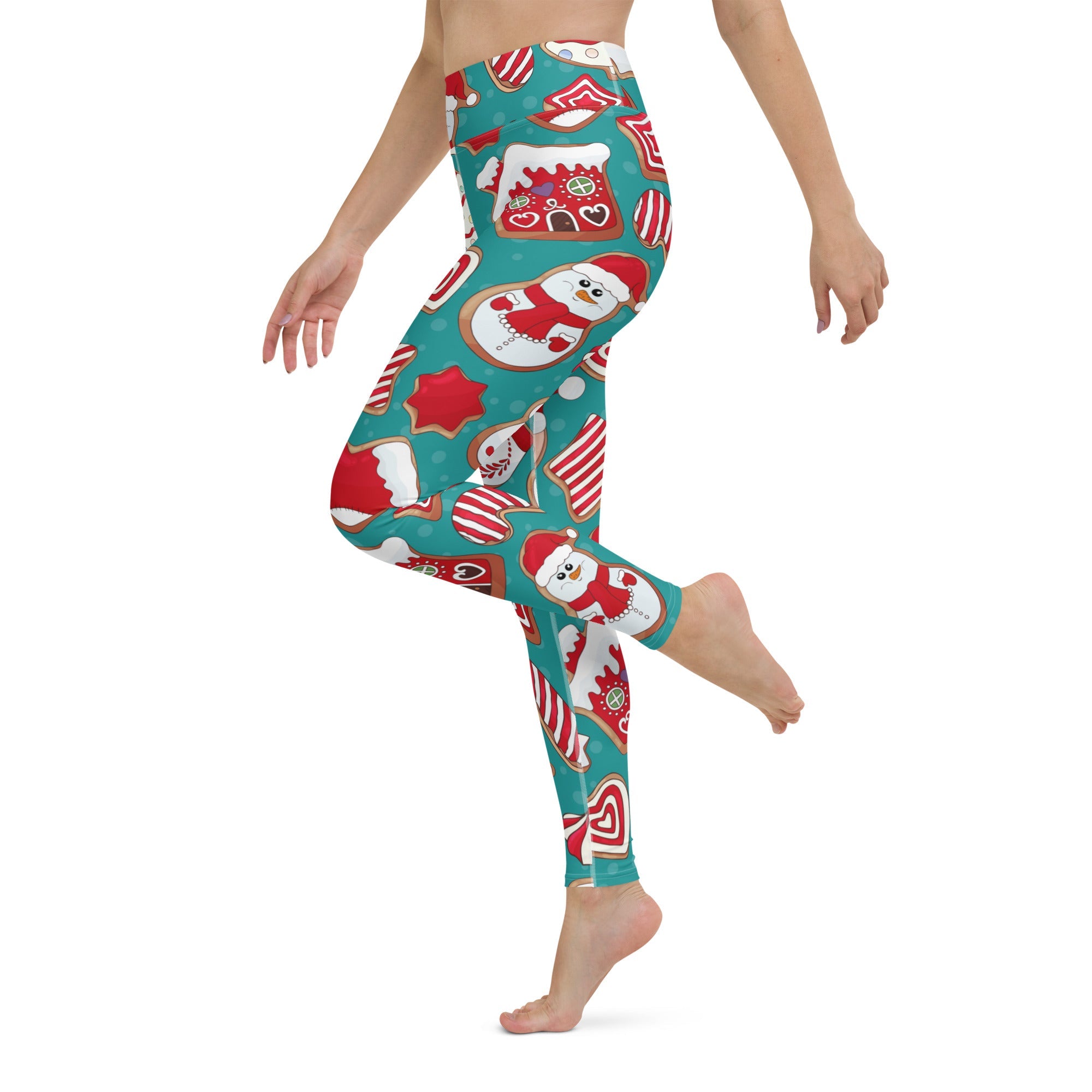 Gingerbread Wonderland Yoga Leggings