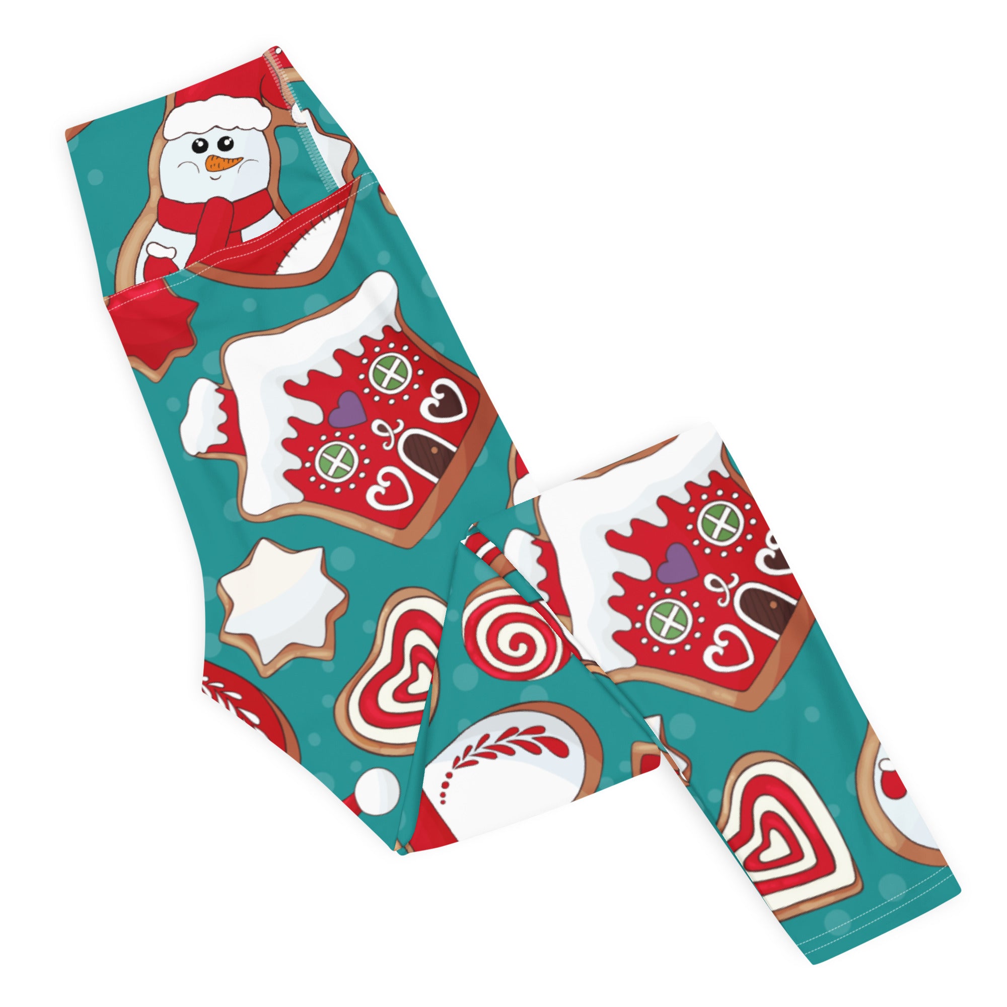 Gingerbread Wonderland Yoga Leggings