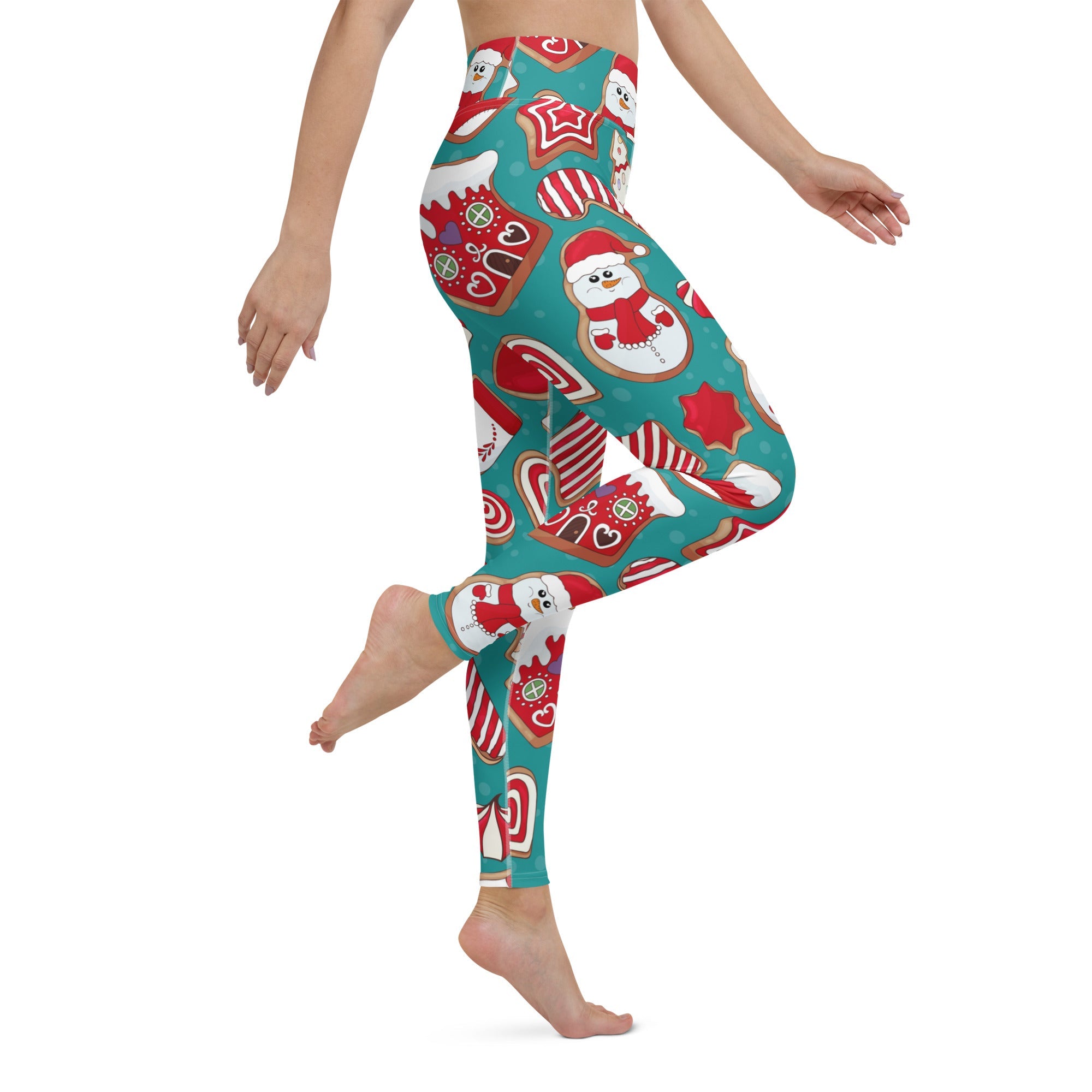 Gingerbread Wonderland Yoga Leggings