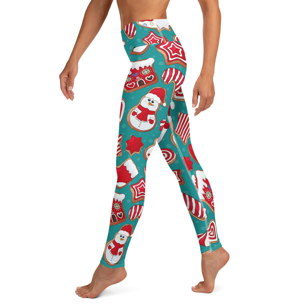 Gingerbread Wonderland Yoga Leggings