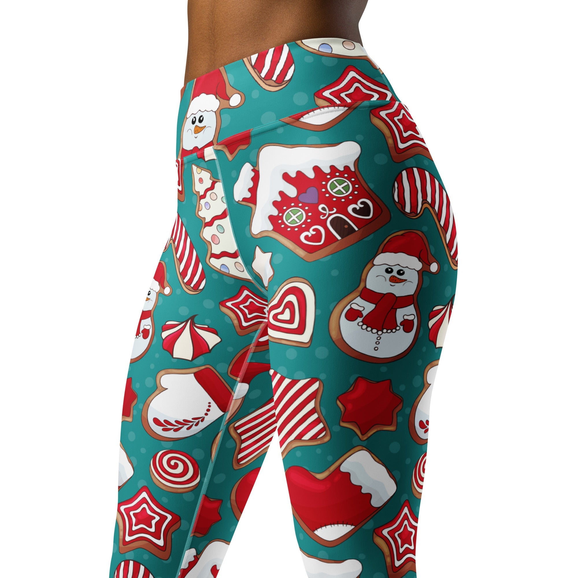 Gingerbread Wonderland Yoga Leggings