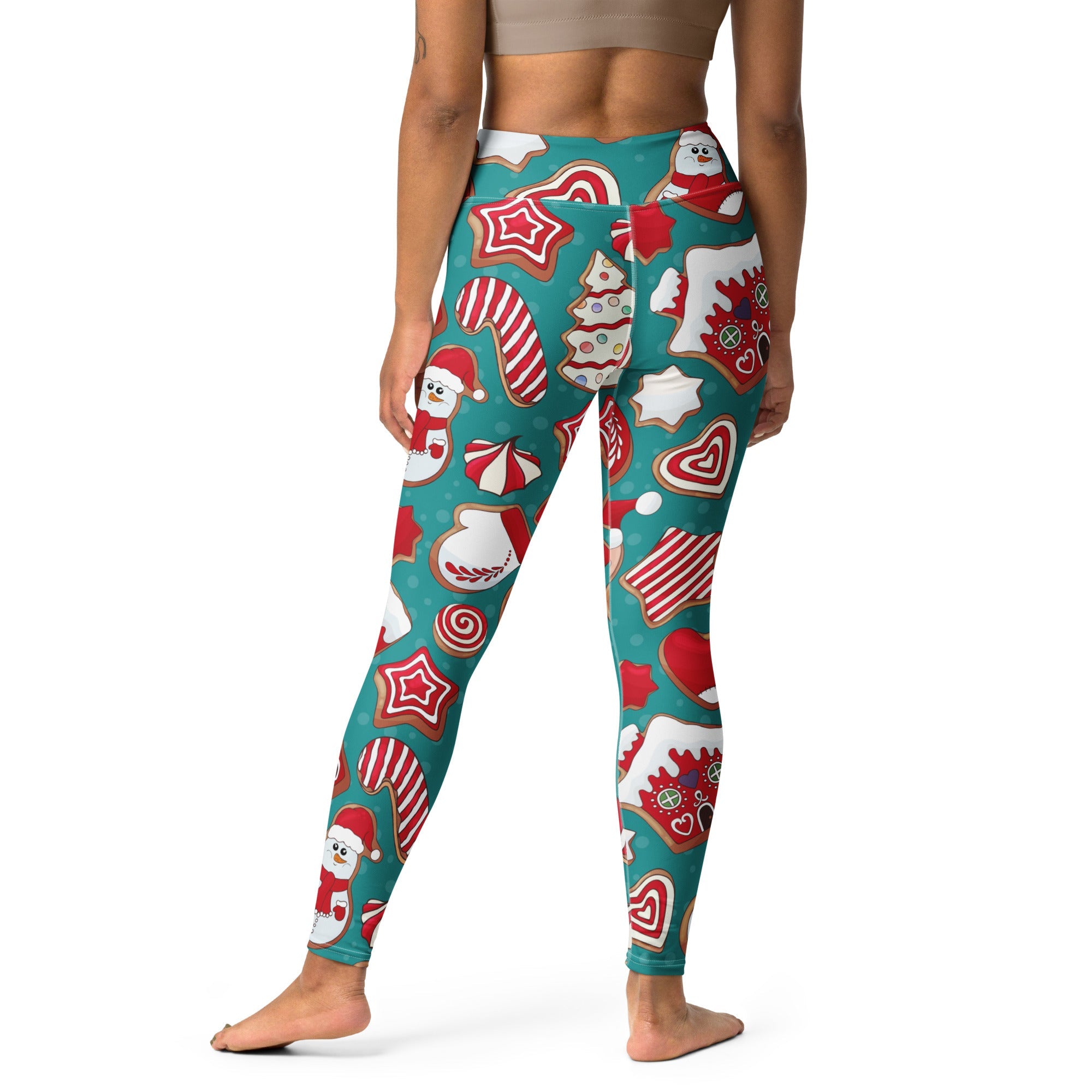 Gingerbread Wonderland Yoga Leggings