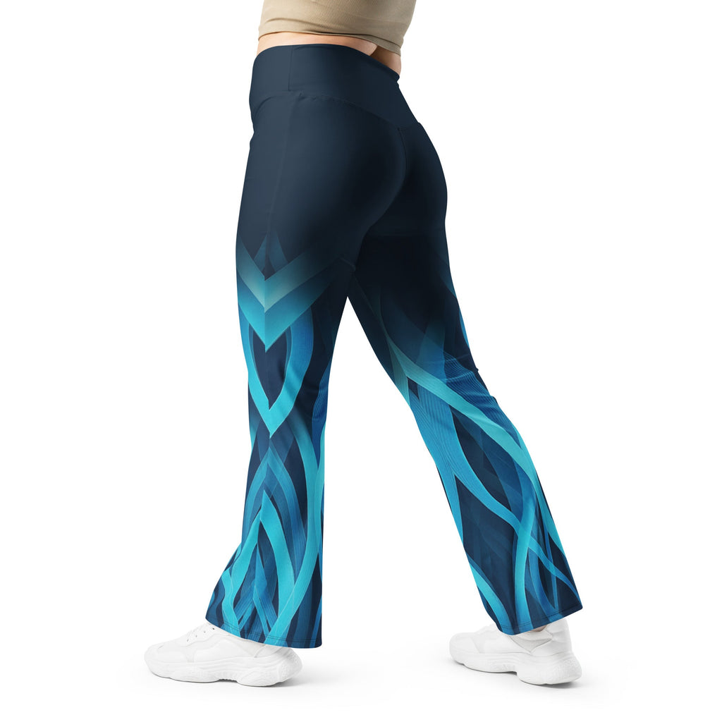 Glacier Flame Flare Leggings