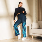 Glacier Flame Flare Leggings