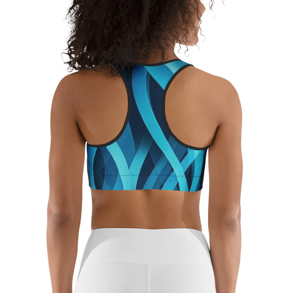 Glacier Flame Sports Bra