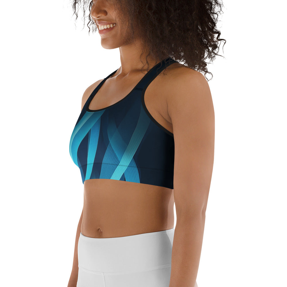 Glacier Flame Sports Bra