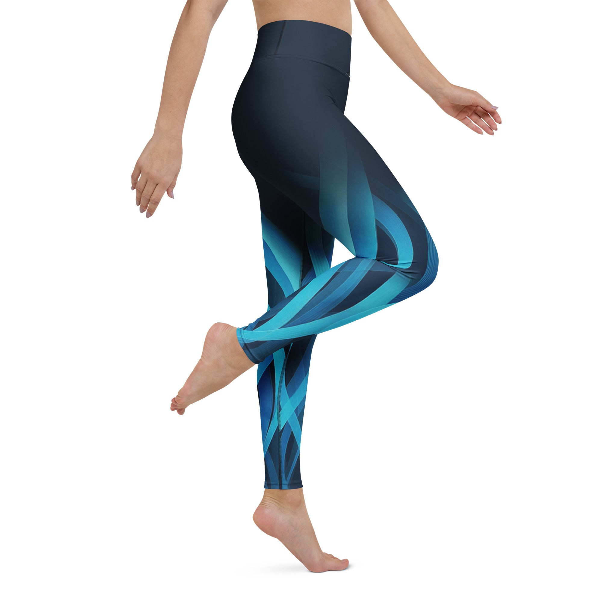 Glacier Flame Yoga Leggings