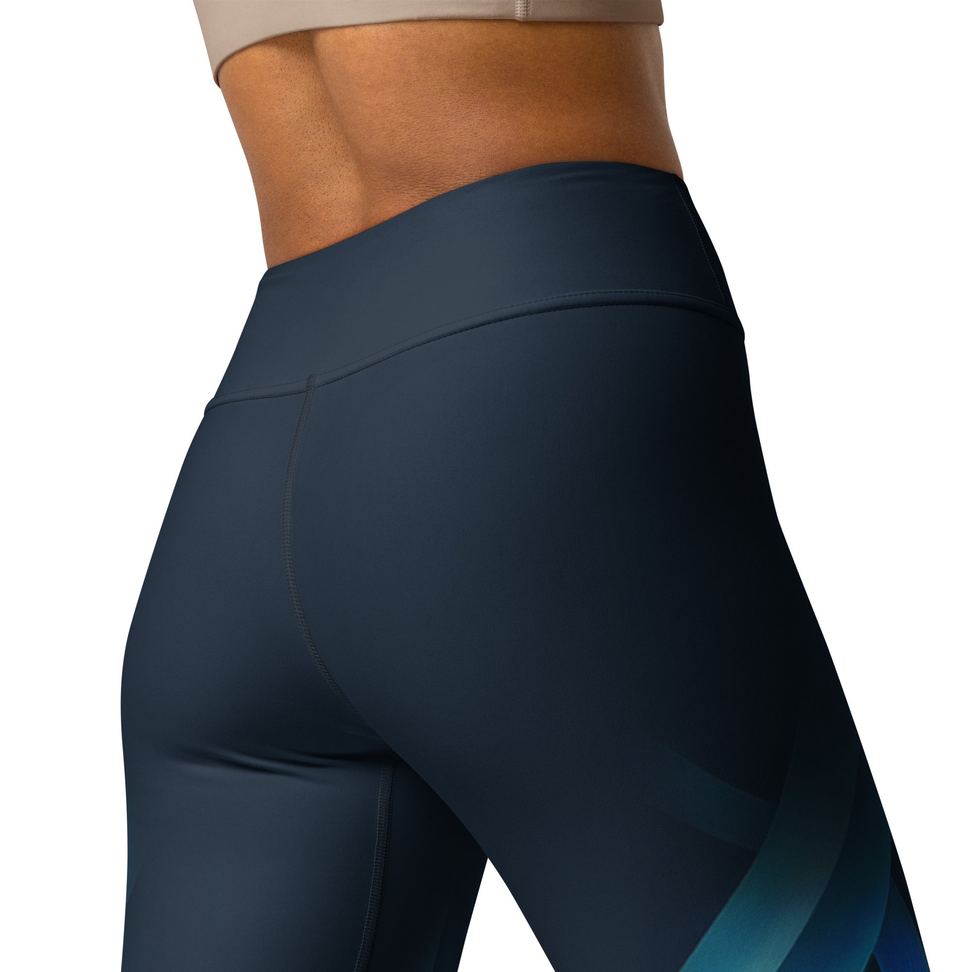 Glacier Flame Yoga Leggings
