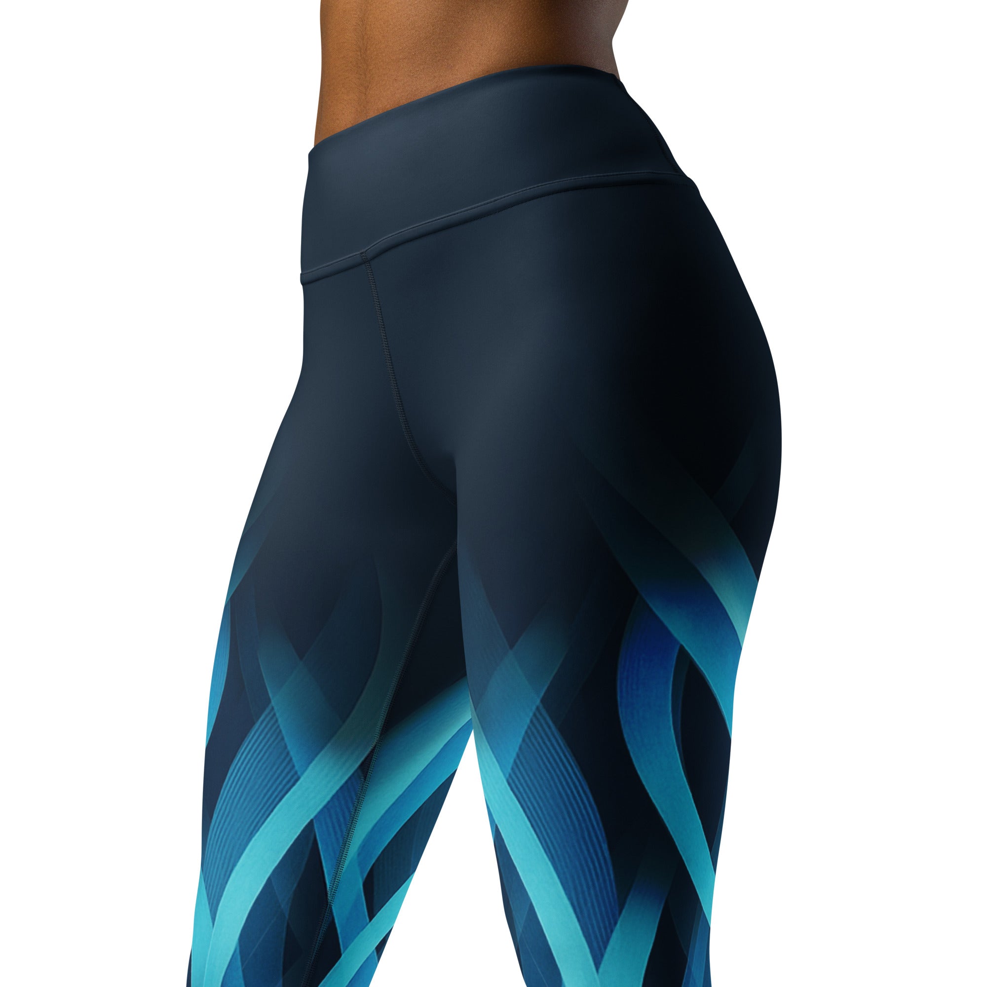 Glacier Flame Yoga Leggings
