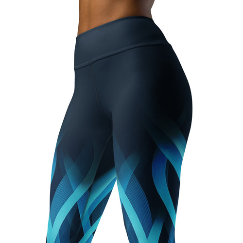 Glacier Flame Yoga Leggings