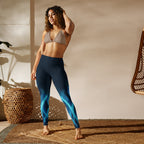 Glacier Flame Yoga Leggings