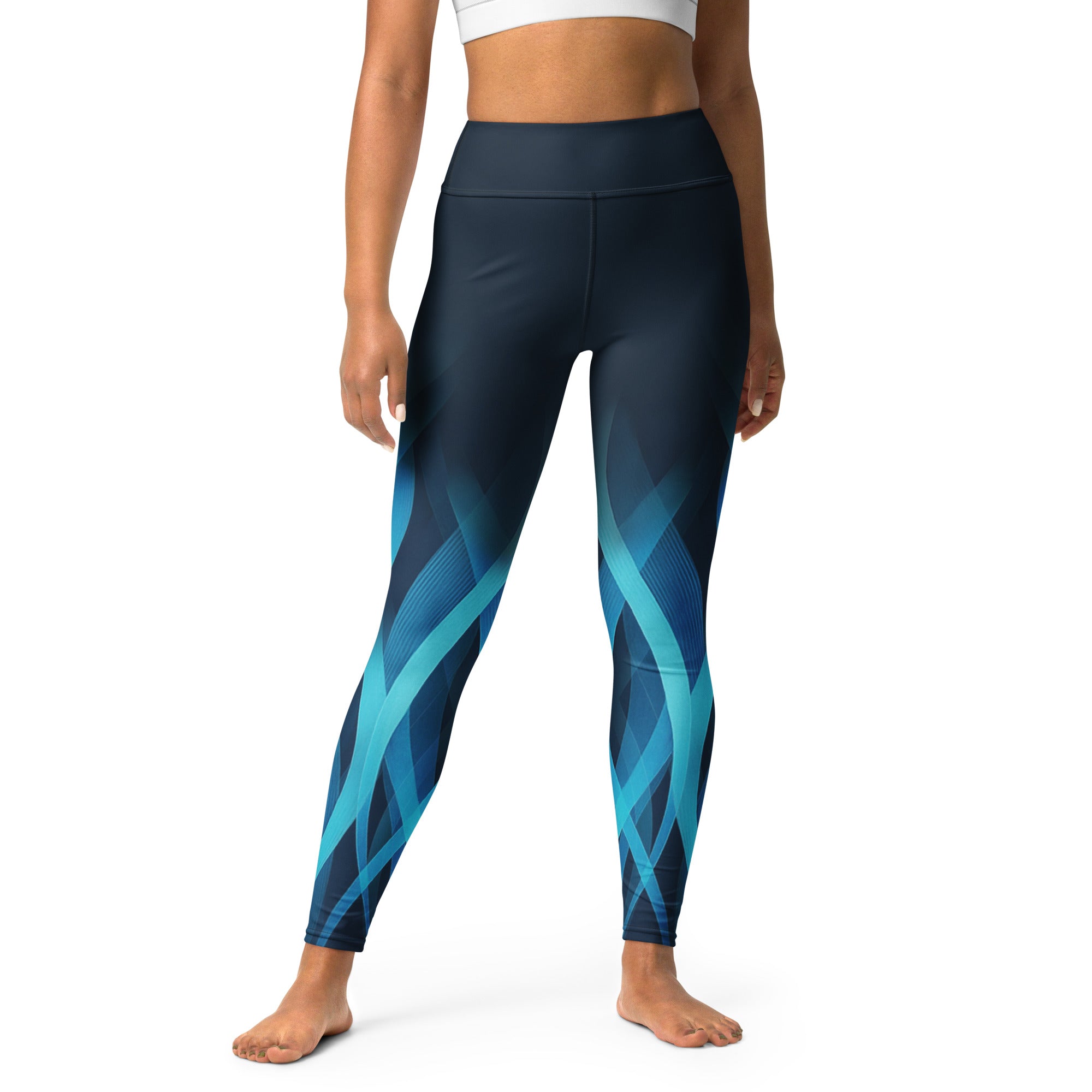 Glacier Flame Yoga Leggings