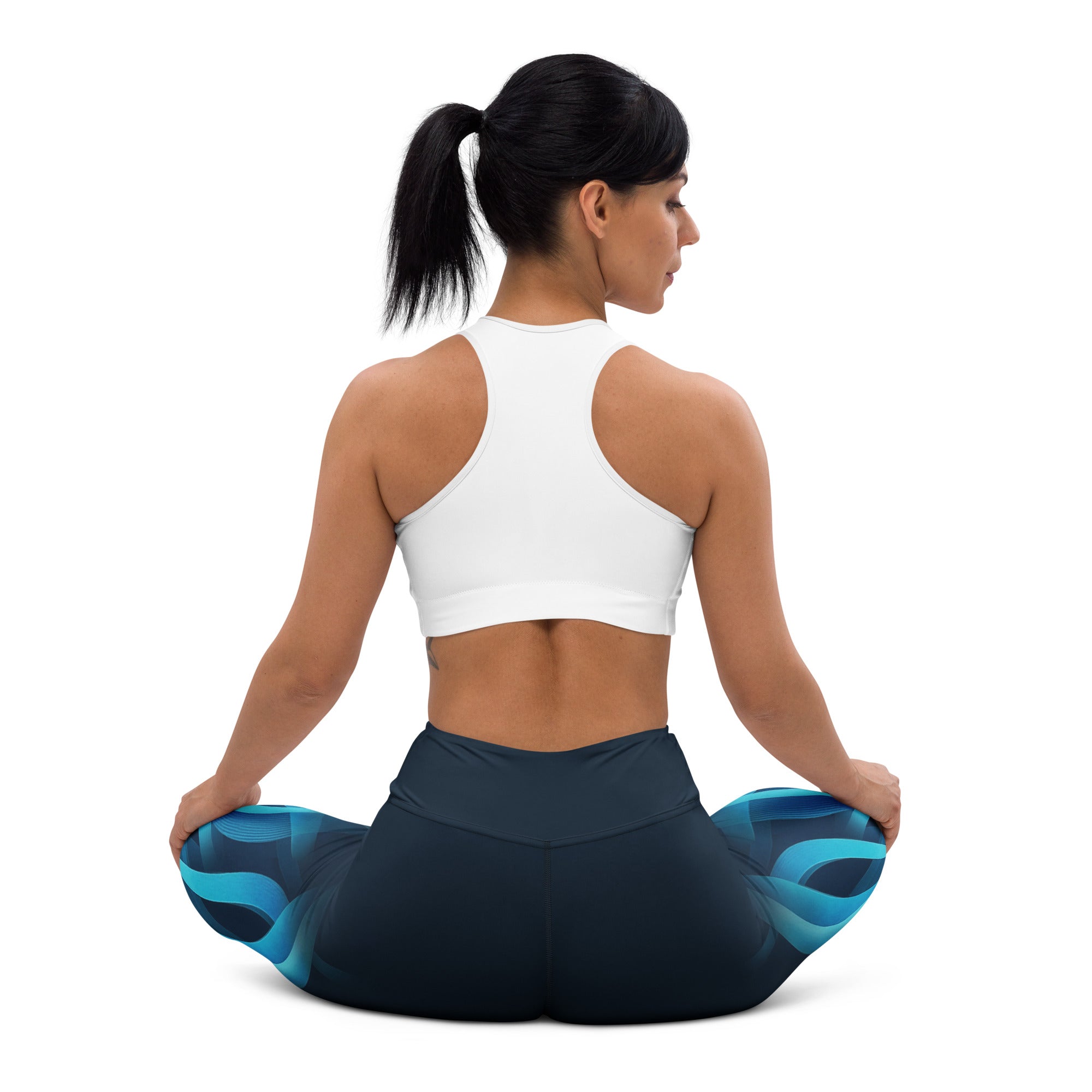 Glacier Flame Yoga Leggings