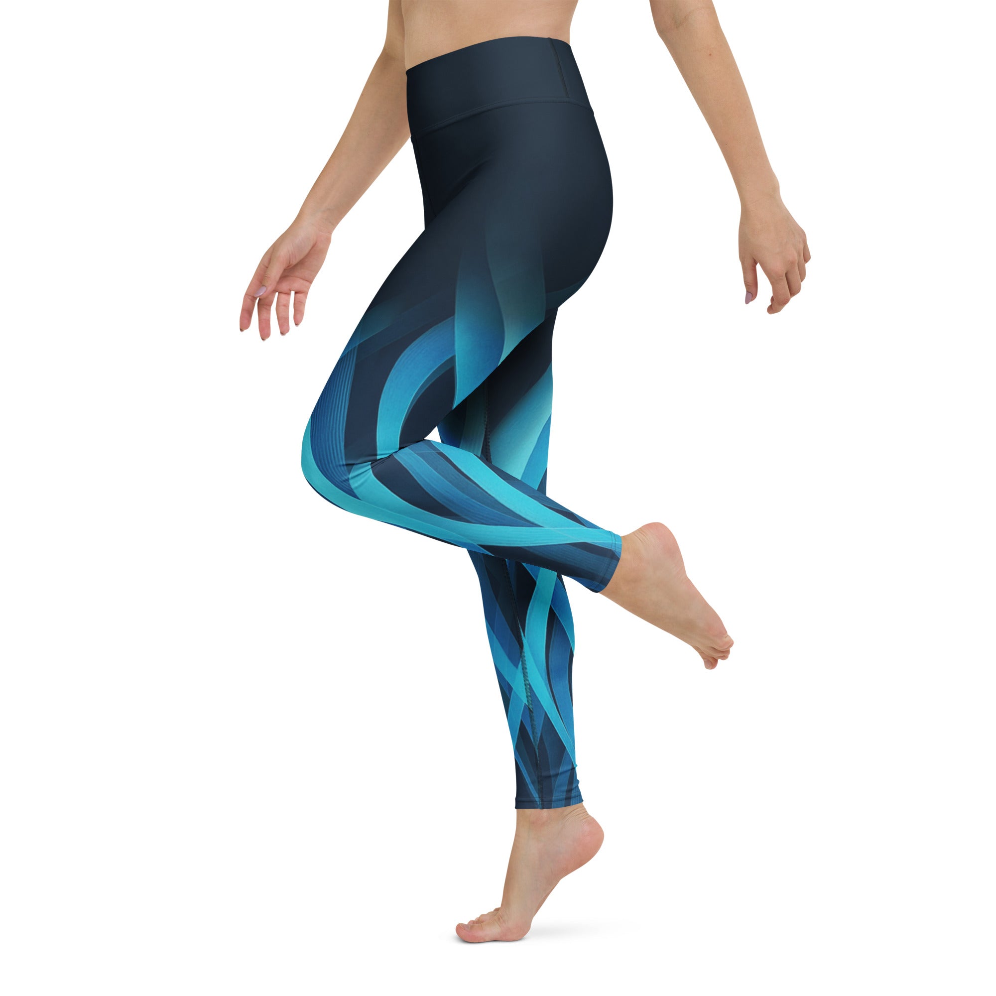 Glacier Flame Yoga Leggings