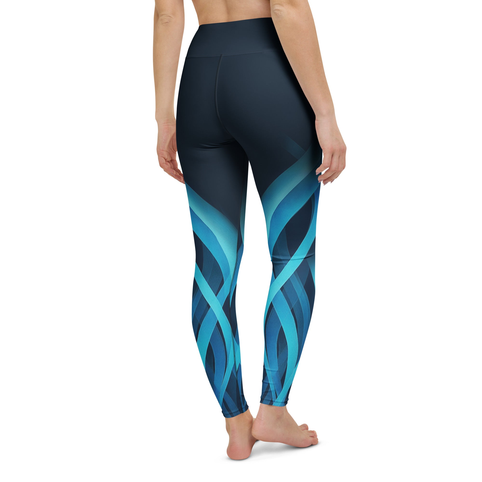 Glacier Flame Yoga Leggings