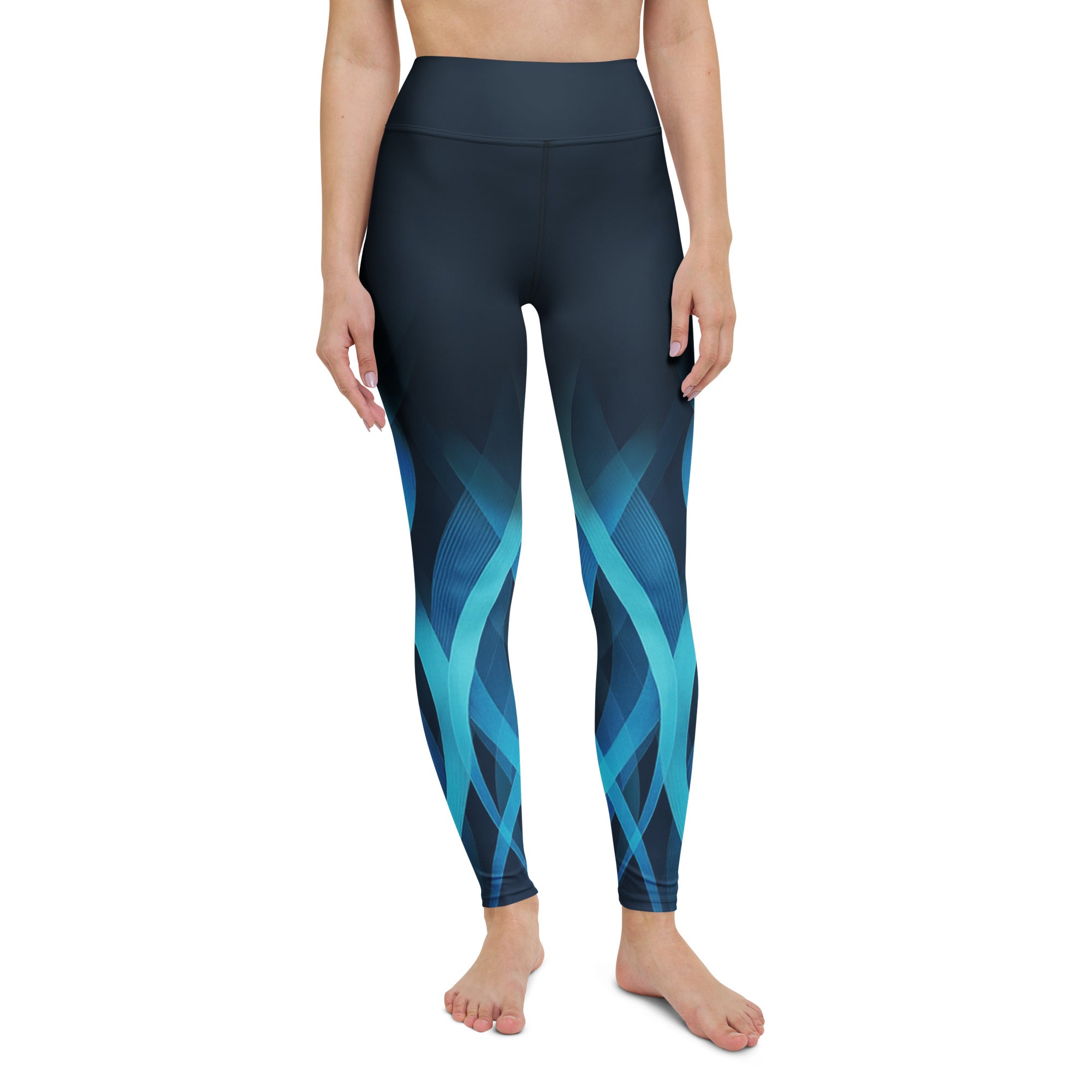 Glacier Flame Yoga Leggings