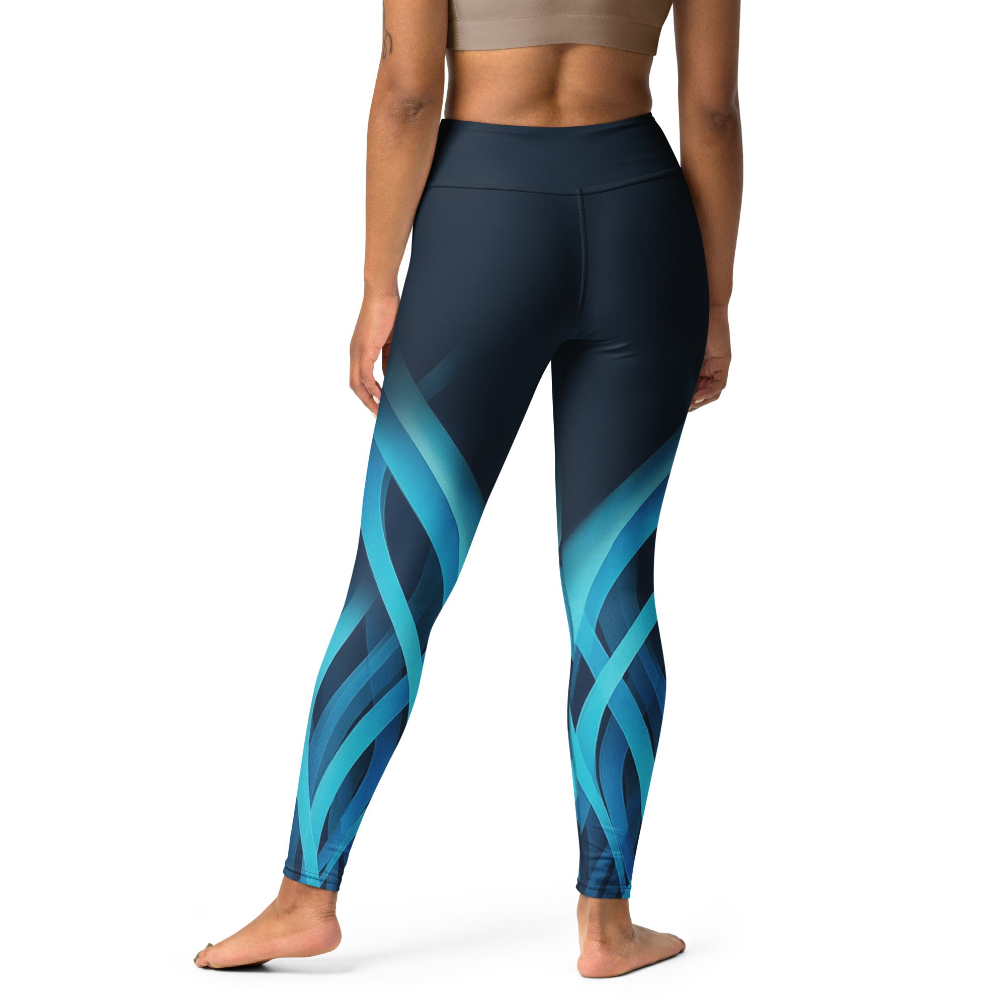 Glacier Flame Yoga Leggings