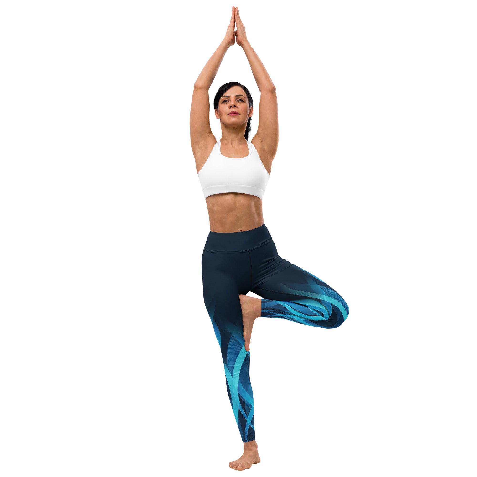 Glacier Flame Yoga Leggings