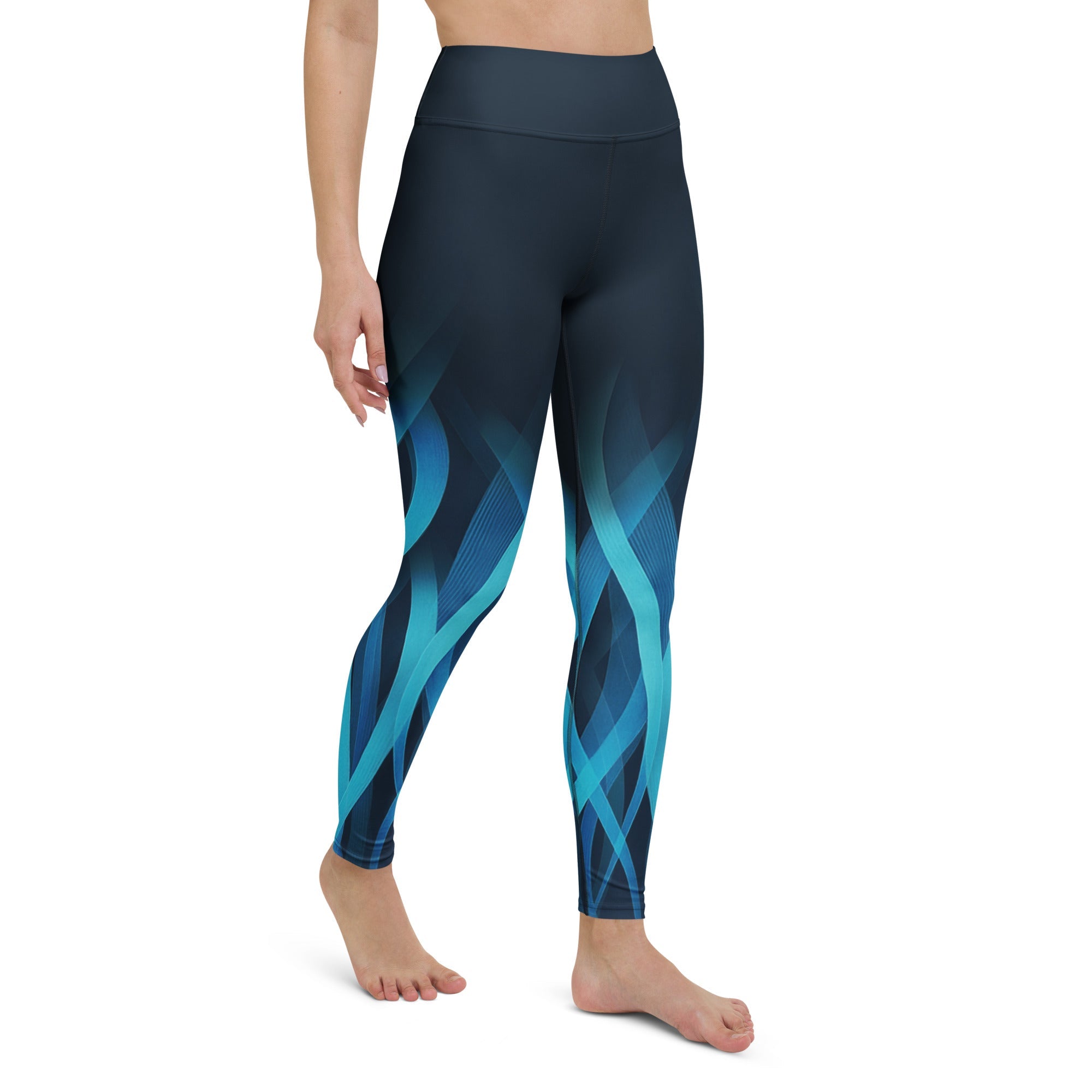 Glacier Flame Yoga Leggings