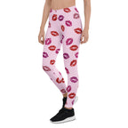 Glitter Print Kisses Leggings