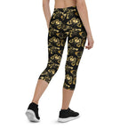 Gold Butterfly Capris