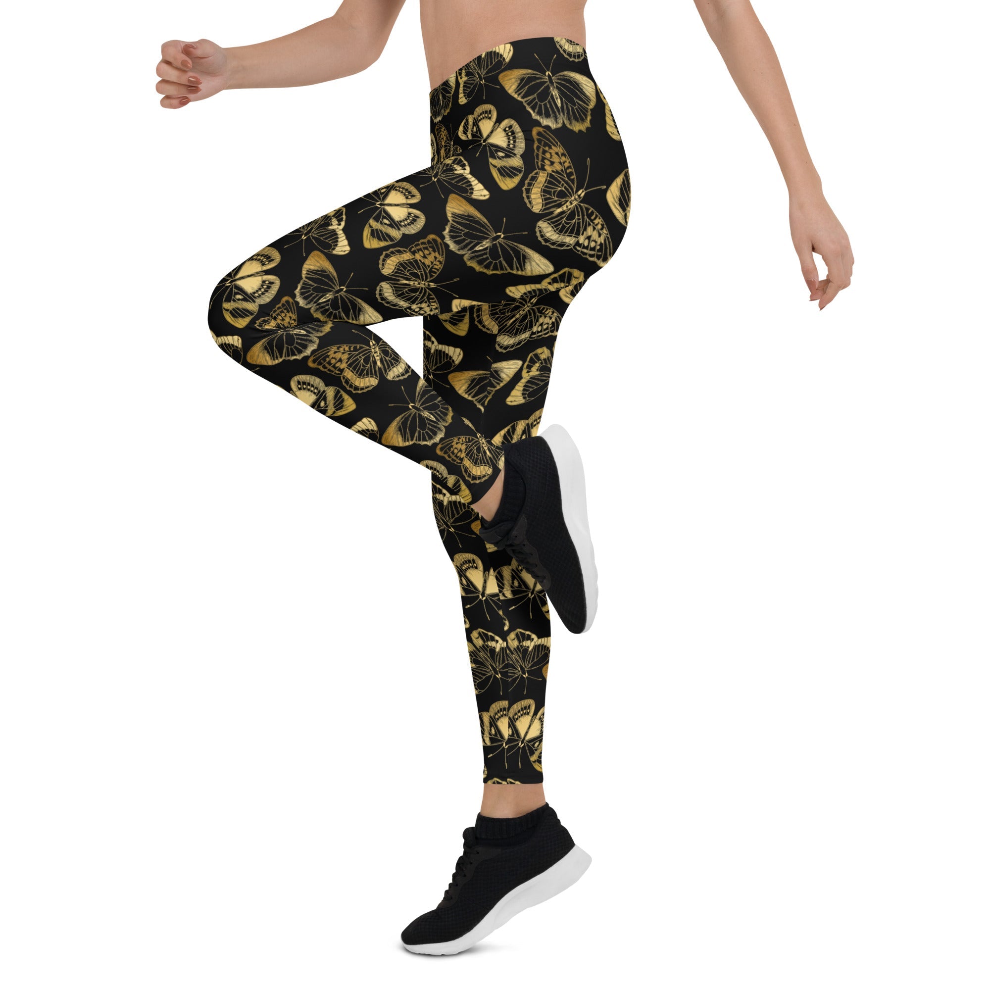 Gold Butterfly Leggings