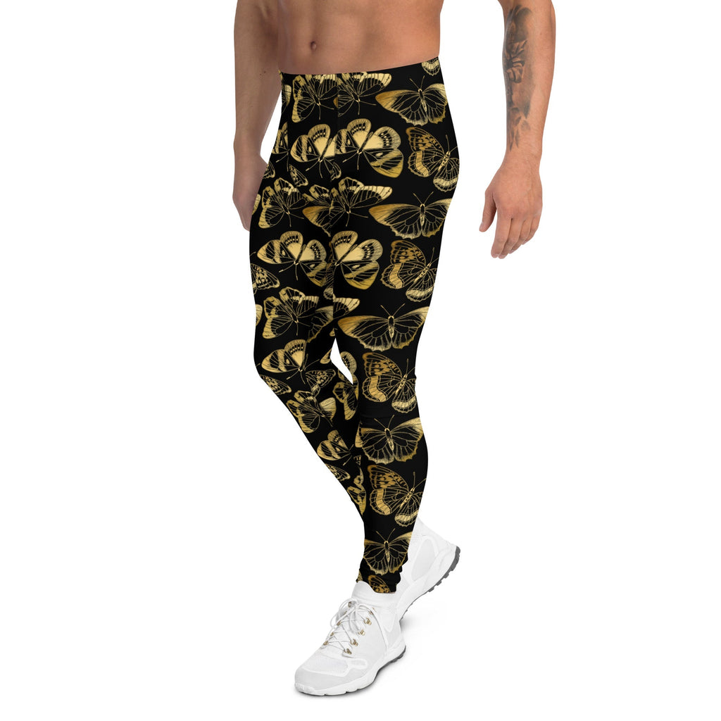 Gold Butterfly Men's Leggings