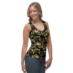 Gold Butterfly Tank Top